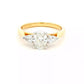 Oval and Pear Shaped Diamond 3 Stone Ring - 1.30cts Gardiner Brothers