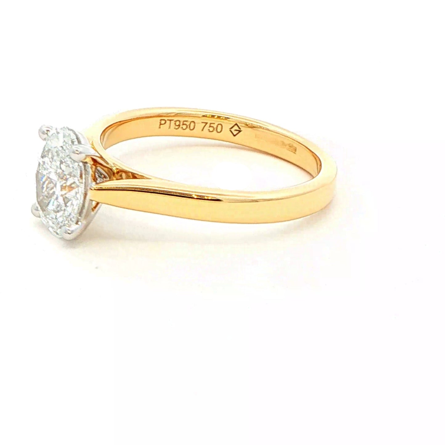 Lab Grown Oval Shaped Diamond Solitaire Ring - 1.20cts Gardiner Brothers