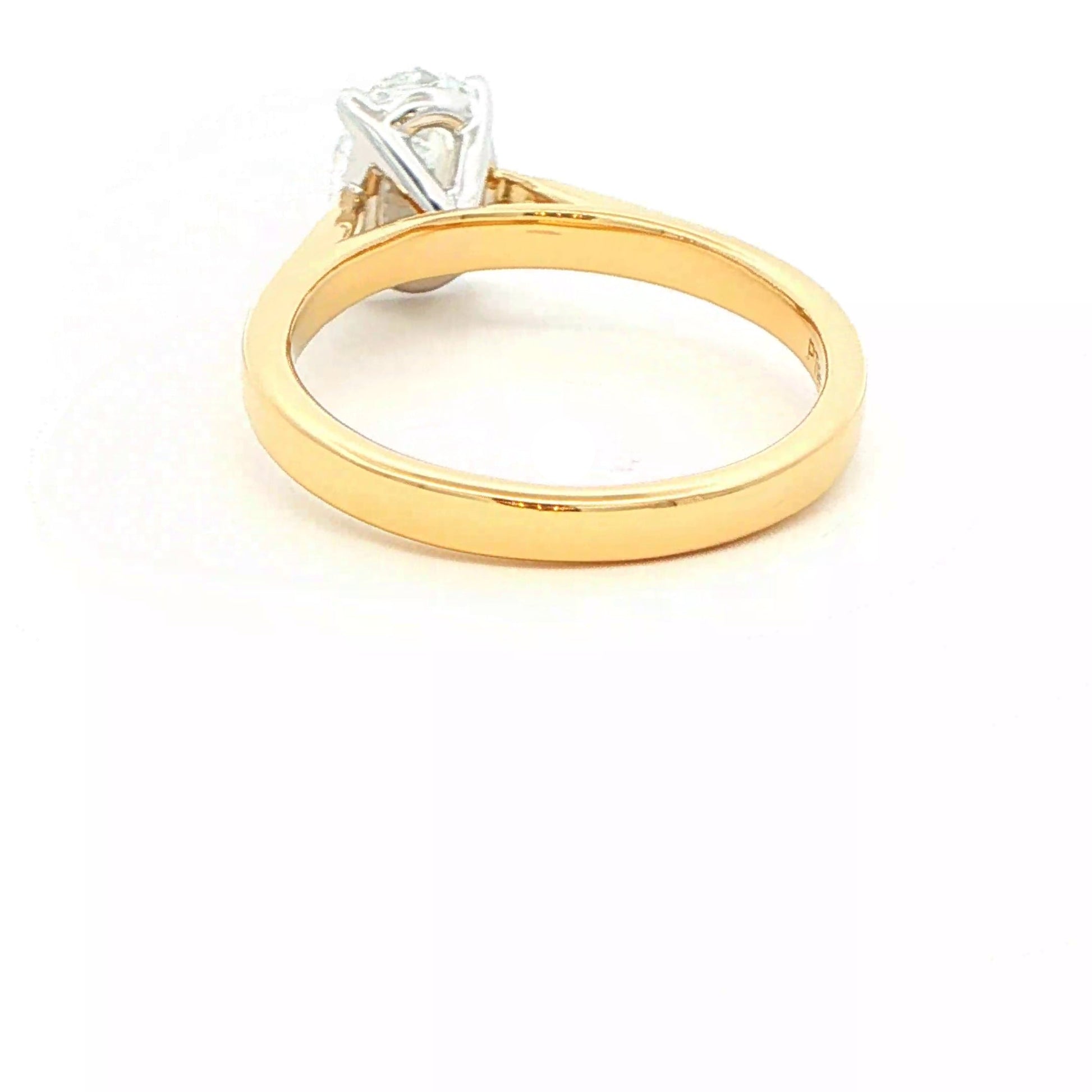 Lab Grown Oval Shaped Diamond Solitaire Ring - 1.20cts Gardiner Brothers