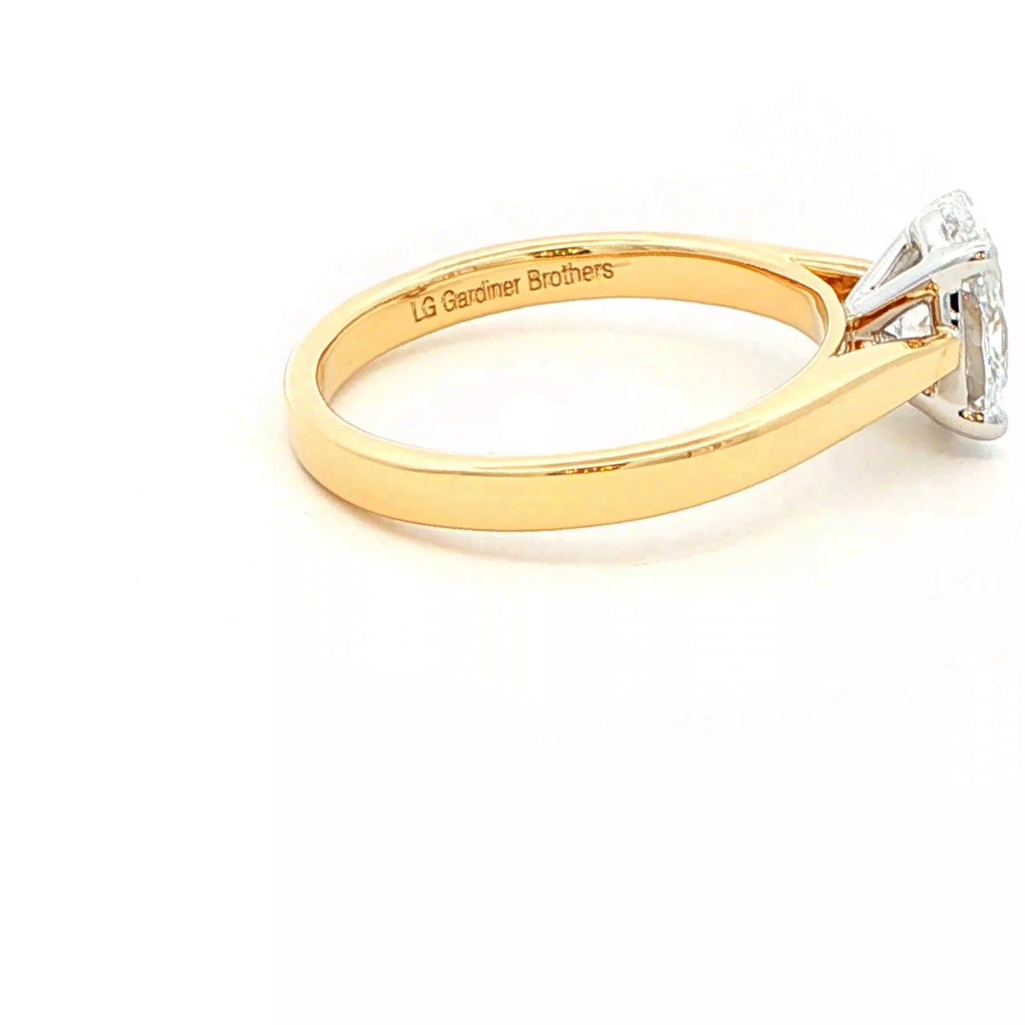 Lab Grown Oval Shaped Diamond Solitaire Ring - 1.20cts Gardiner Brothers