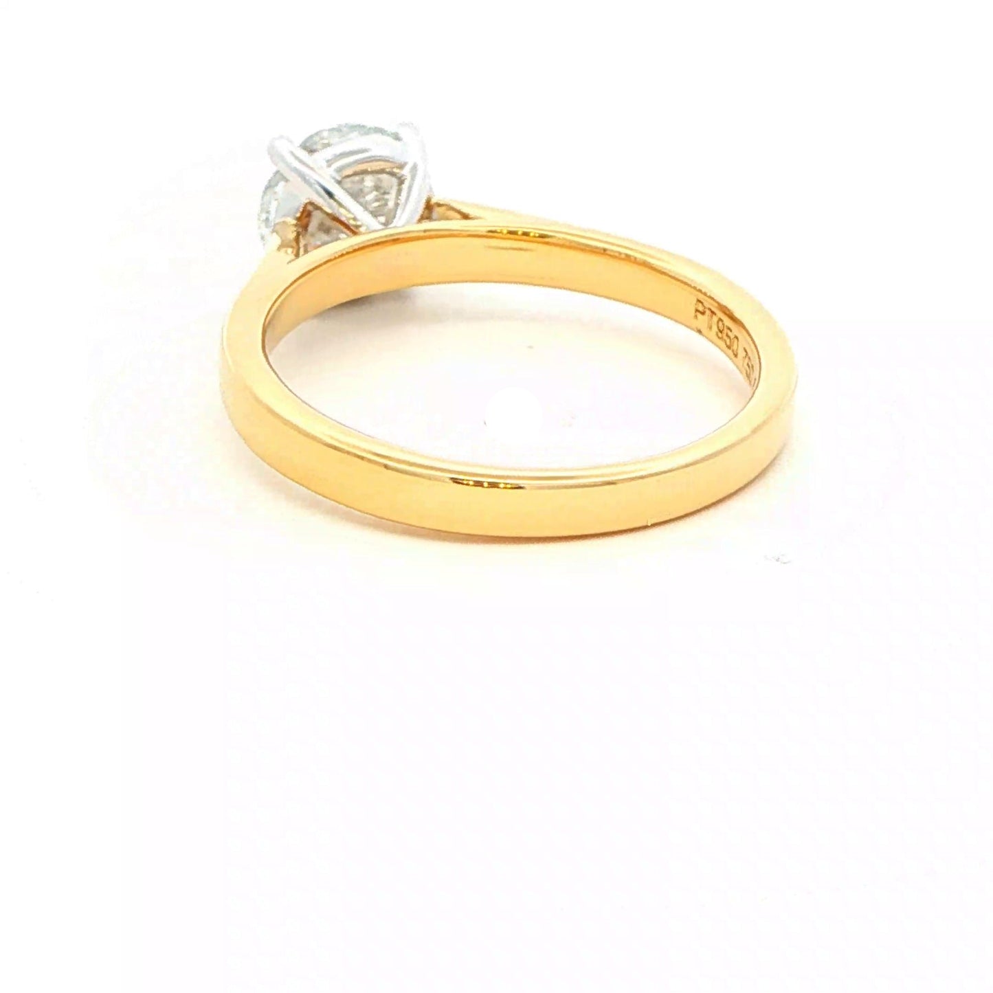 Lab Grown Round Brilliant Cut Diamond Solitaire Ring - 1.20cts Gardiner Brothers