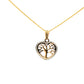 Yellow and White Gold Tree of Life Pendant Gardiner Brothers