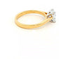 Elongated cushion shaped diamond solitaire ring - 0.90cts Gardiner Brothers
