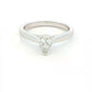 Pear Shaped Diamond Solitaire Ring - 0.50cts Gardiner Brothers