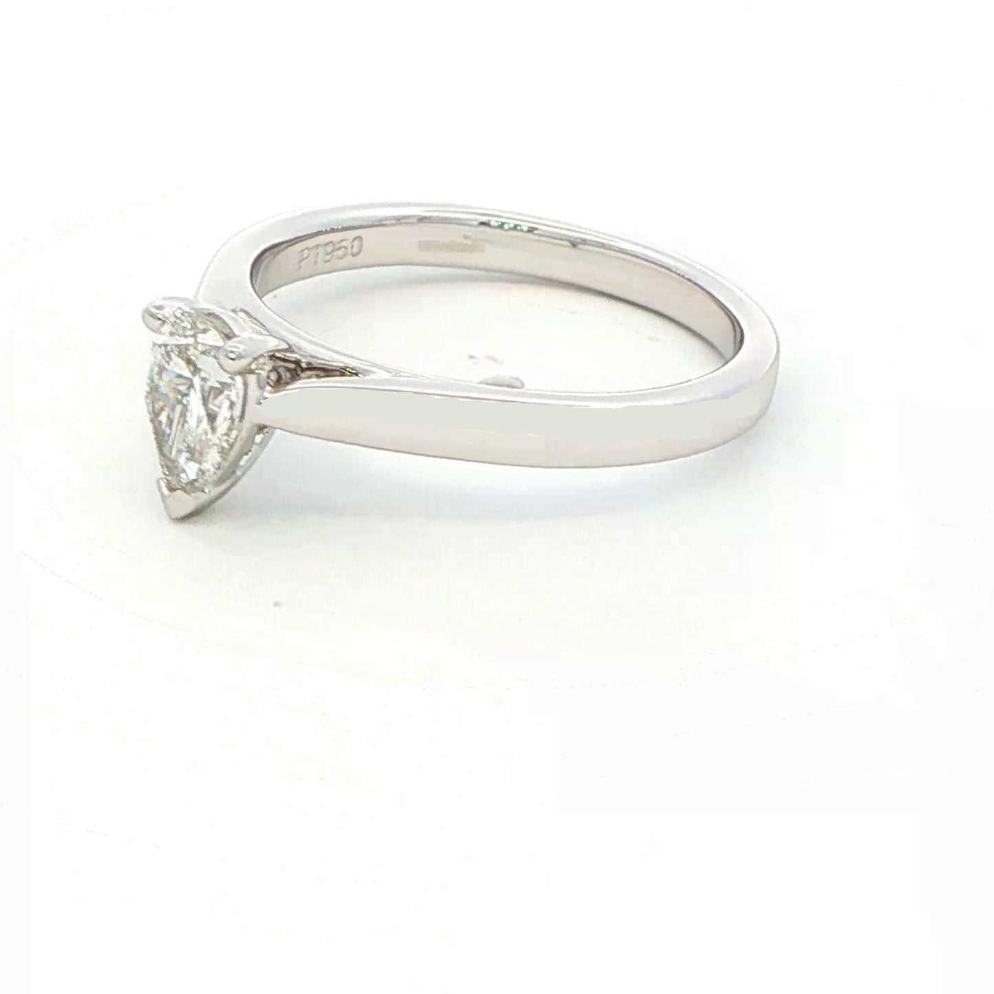 Pear Shaped Diamond Solitaire Ring - 0.50cts Gardiner Brothers