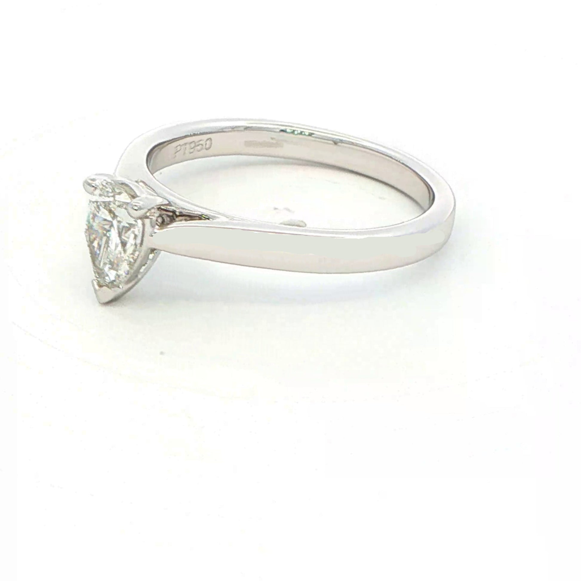 Pear Shaped Diamond Solitaire Ring - 0.50cts Gardiner Brothers