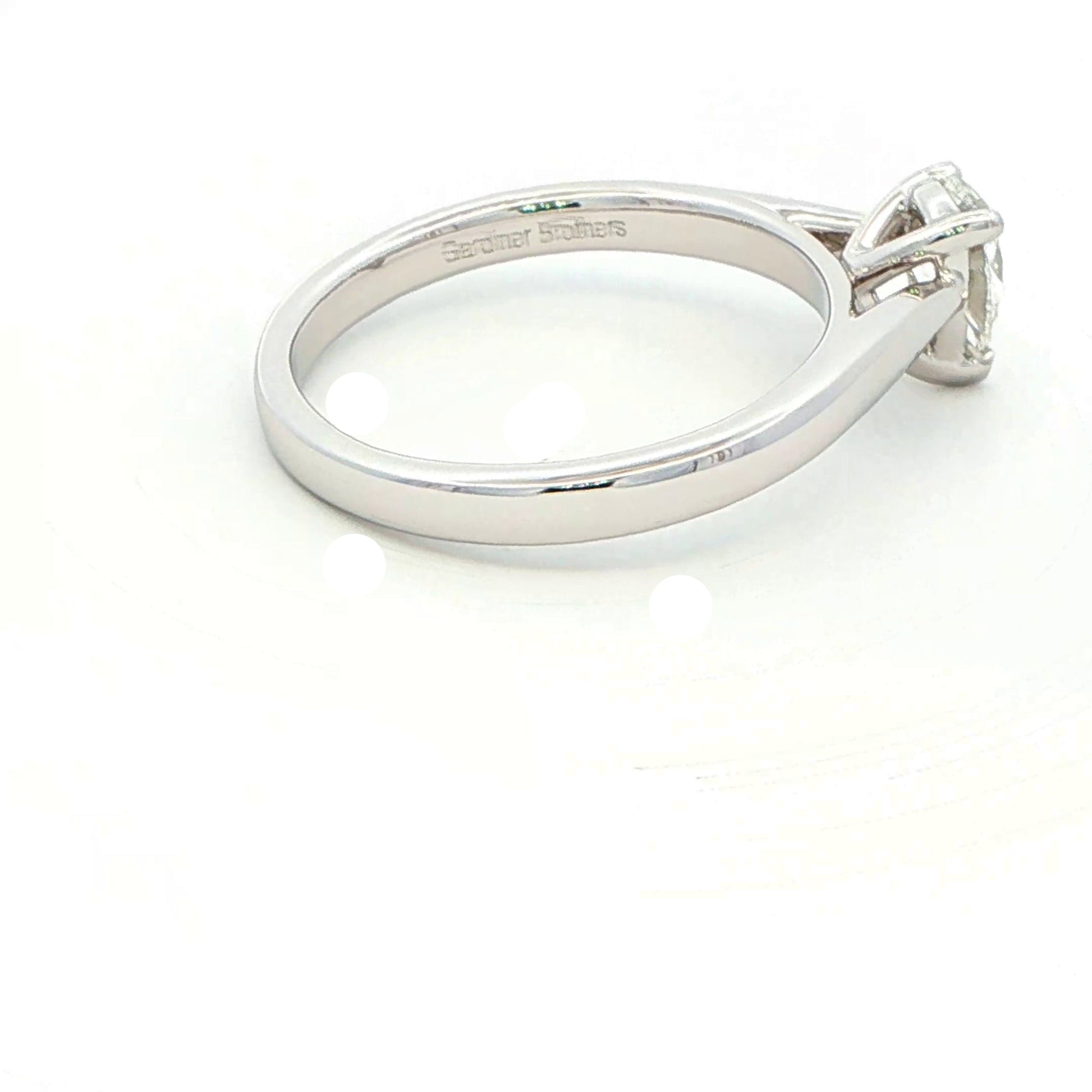 Pear Shaped Diamond Solitaire Ring - 0.50cts Gardiner Brothers