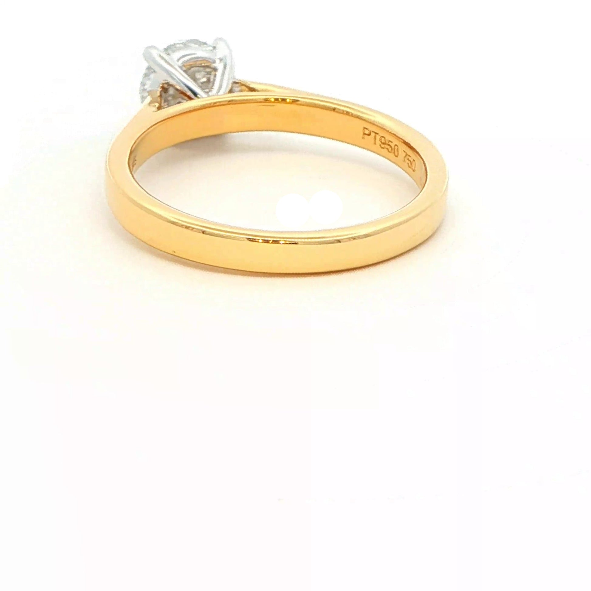 Round Brilliant Cut Diamond Solitaire Ring - 0.90cts Gardiner Brothers