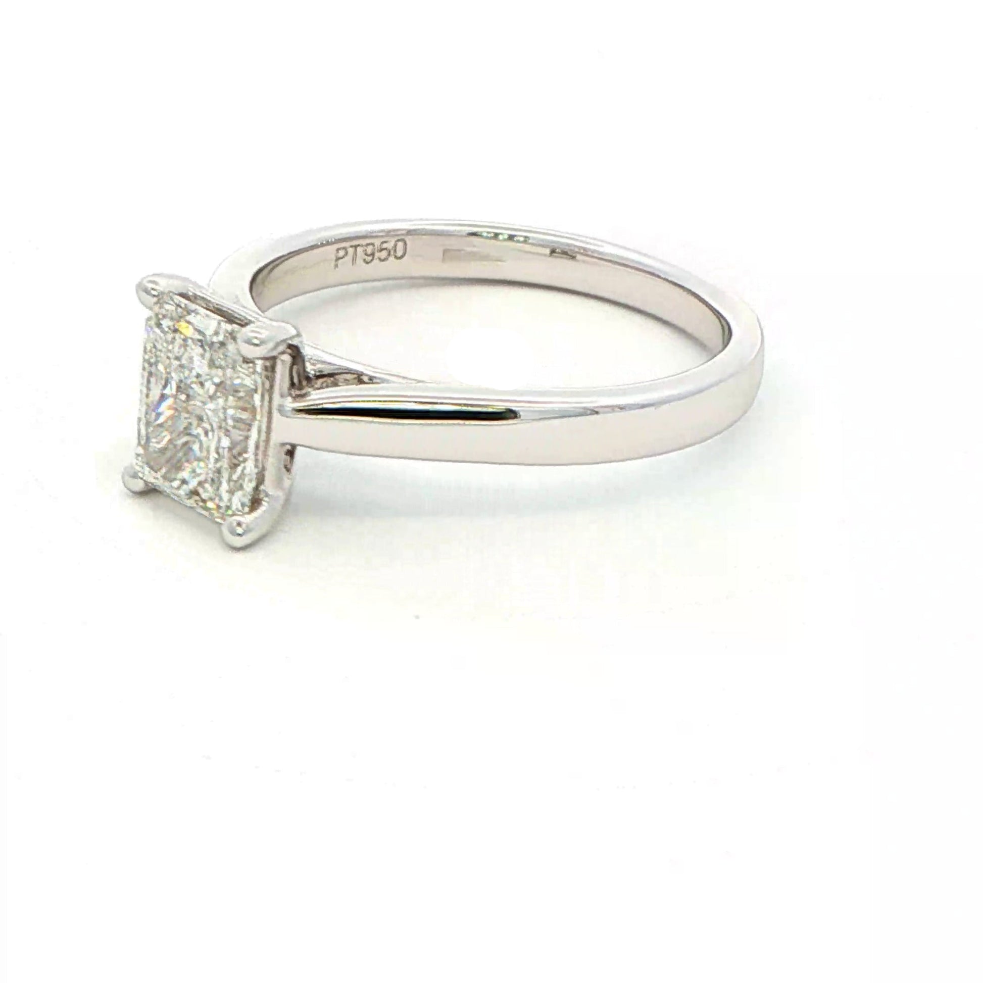 Radiant cut diamond solitaire ring - 1.20cts Gardiner Brothers