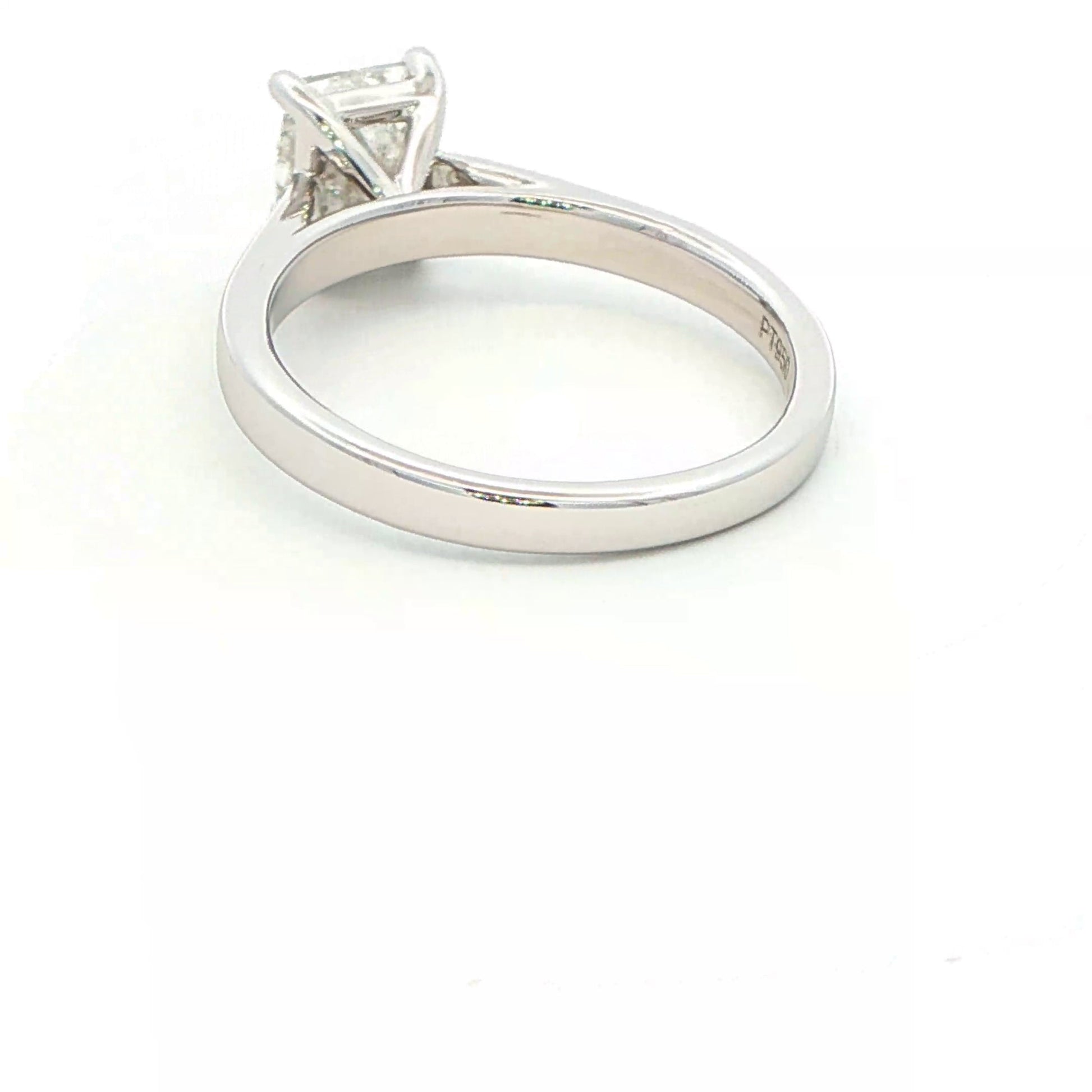 Radiant cut diamond solitaire ring - 1.20cts Gardiner Brothers