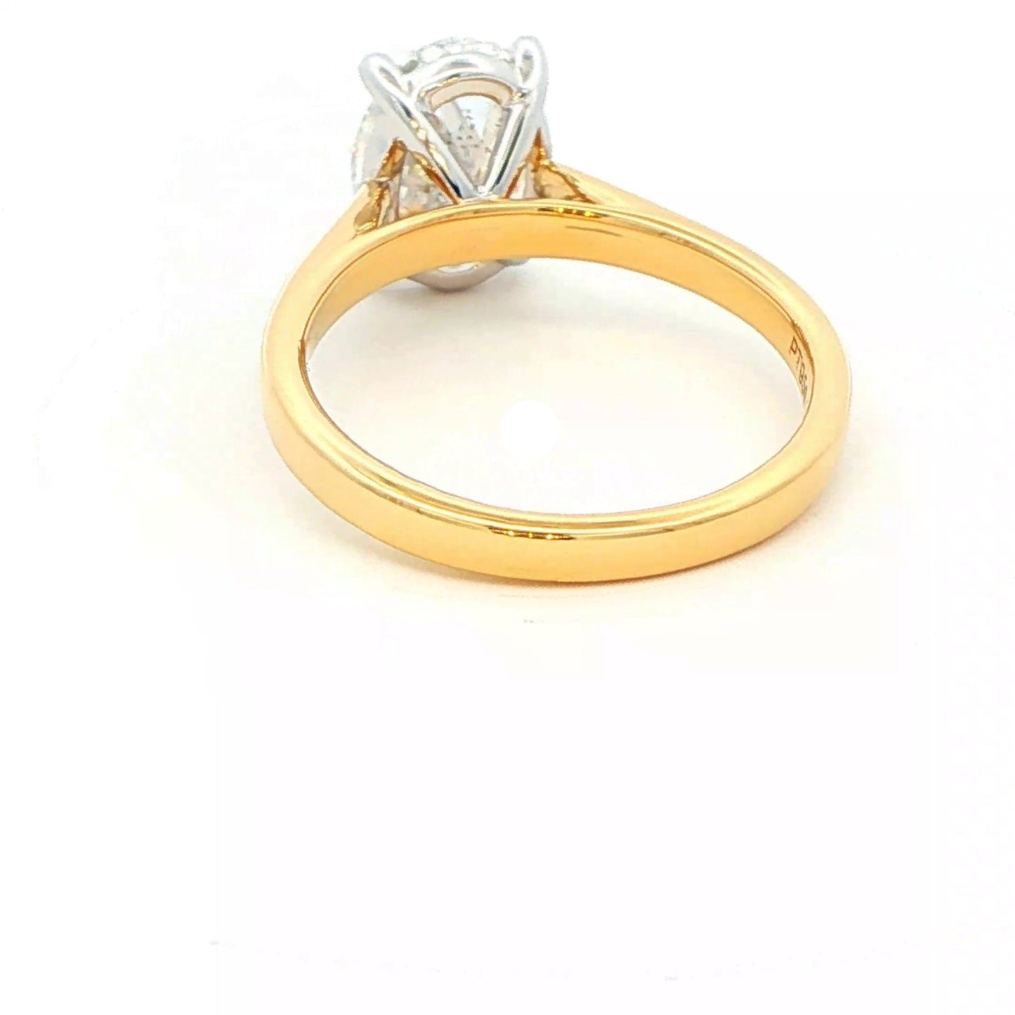 Oval shaped diamond solitaire ring - 2.40cts Gardiner Brothers