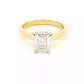 Emerald cut diamond solitaire ring - 1.52cts Gardiner Brothers