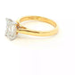 Emerald cut diamond solitaire ring - 1.52cts Gardiner Brothers