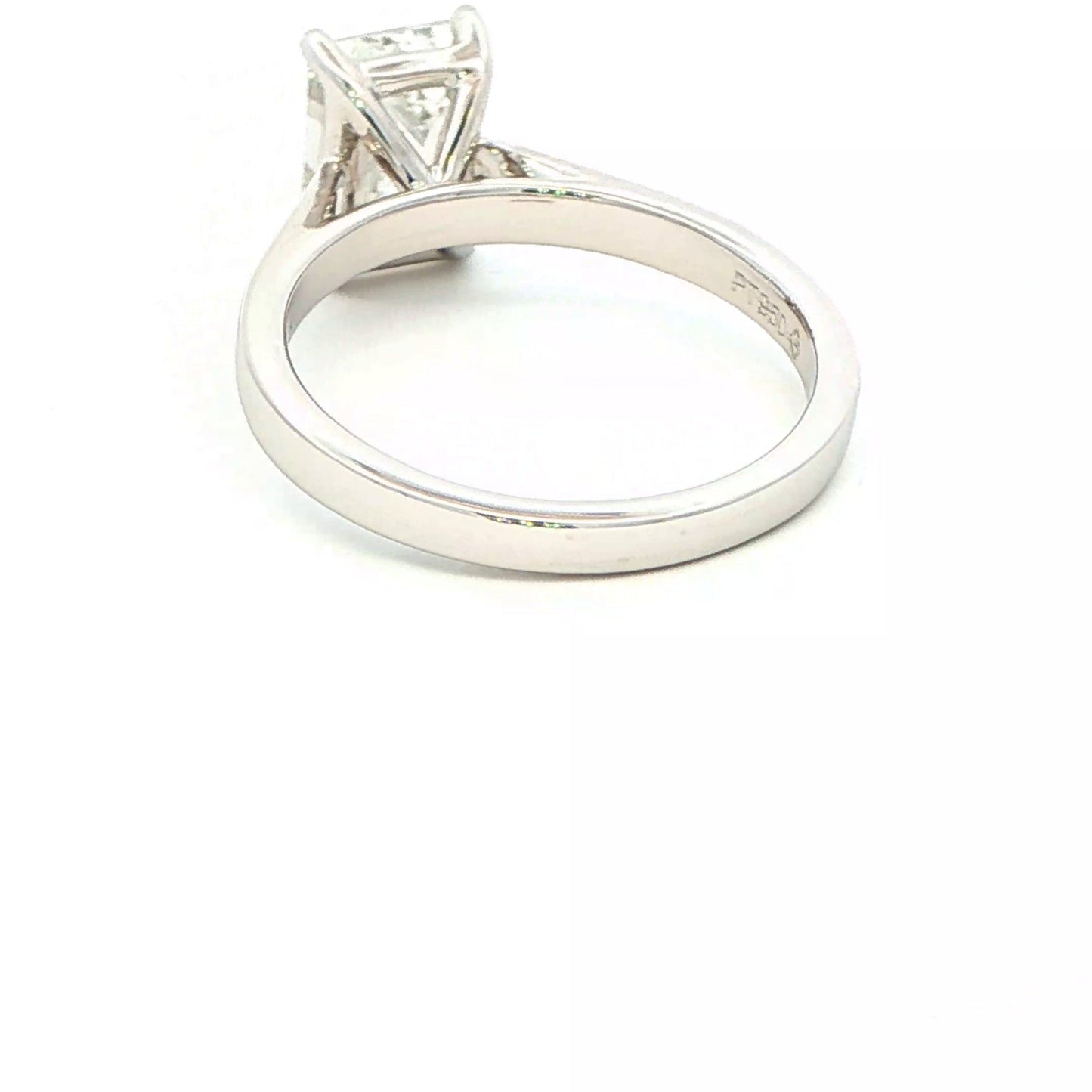 Lab Grown Emerald cut diamond solitaire ring - 2.00cts Gardiner Brothers