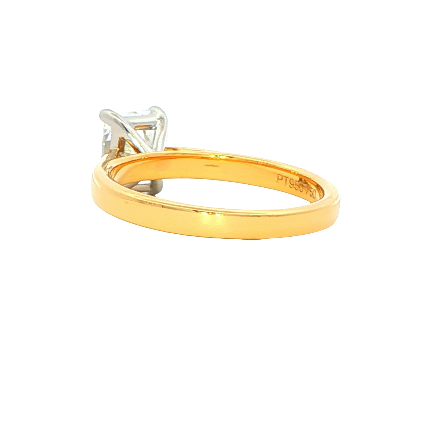 Radiant Cut Diamond Solitaire Ring - 1.21cts Gardiner Brothers