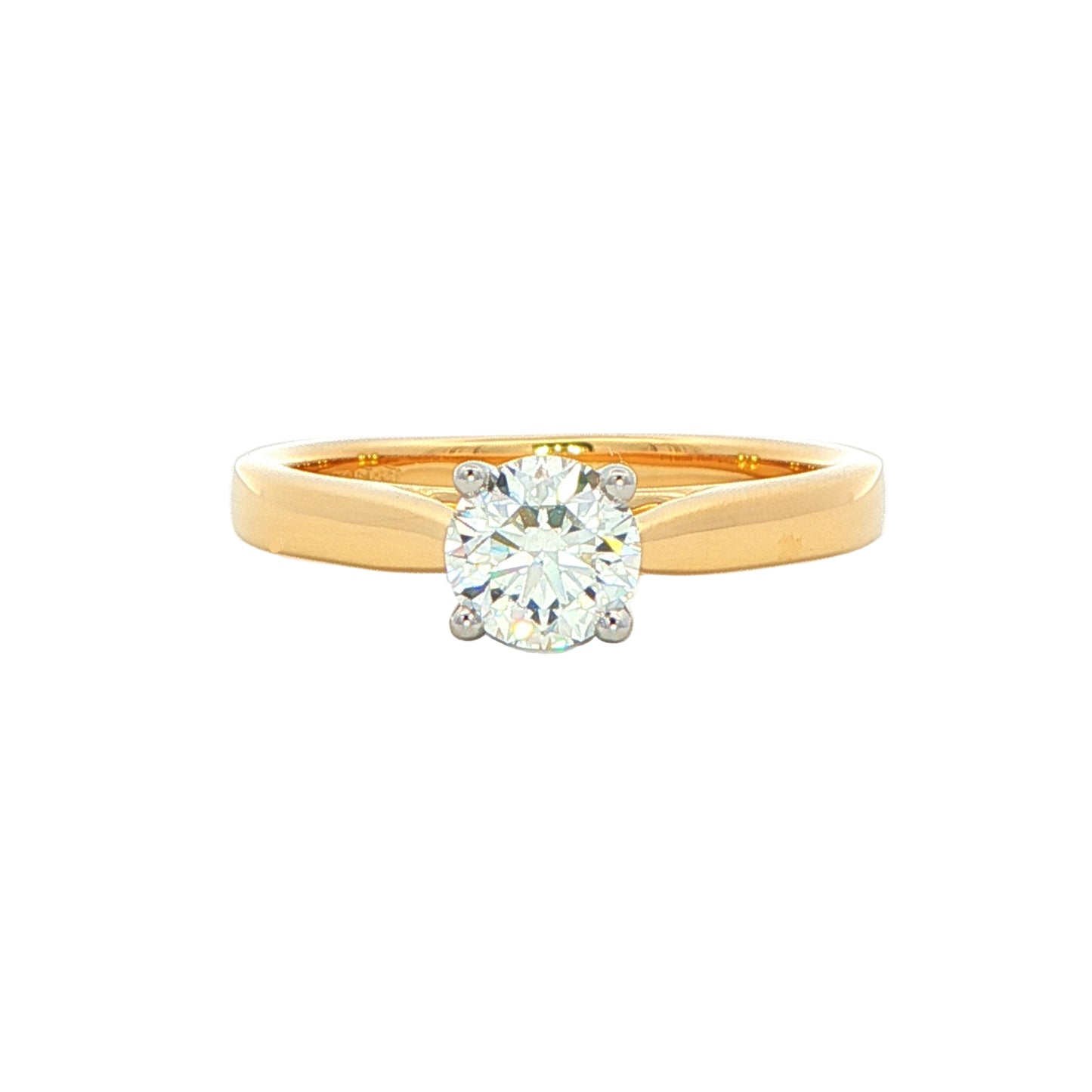 Round Brilliant Cut Diamond Solitaire Ring - 0.60cts Gardiner Brothers