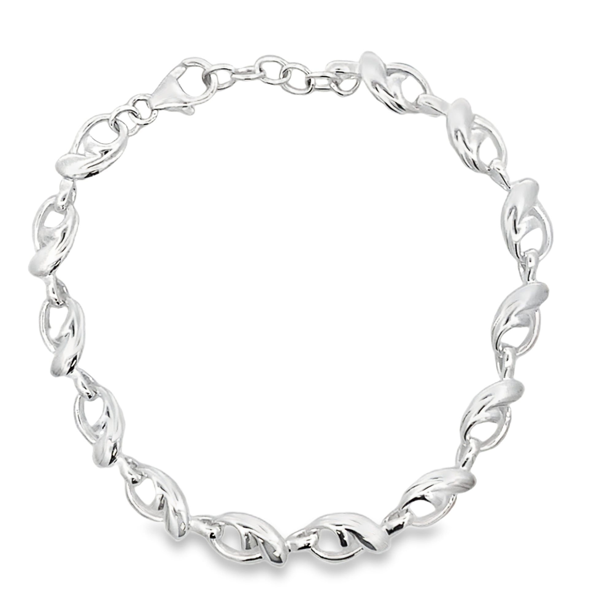 Silver Fancy Link Bracelet Gardiner Brothers