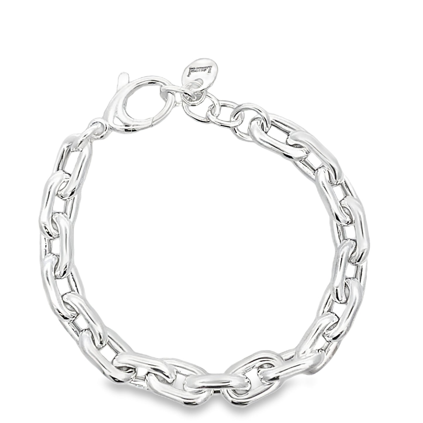 Silver Oblong Link Bracelet Gardiner Brothers