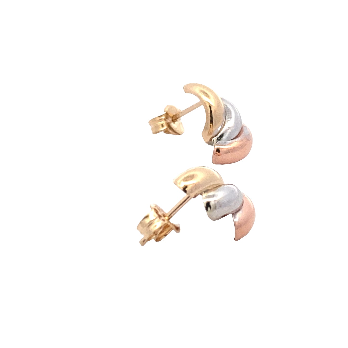 3 Colour Stranded Bracket Style Earrings Gardiner Brothers