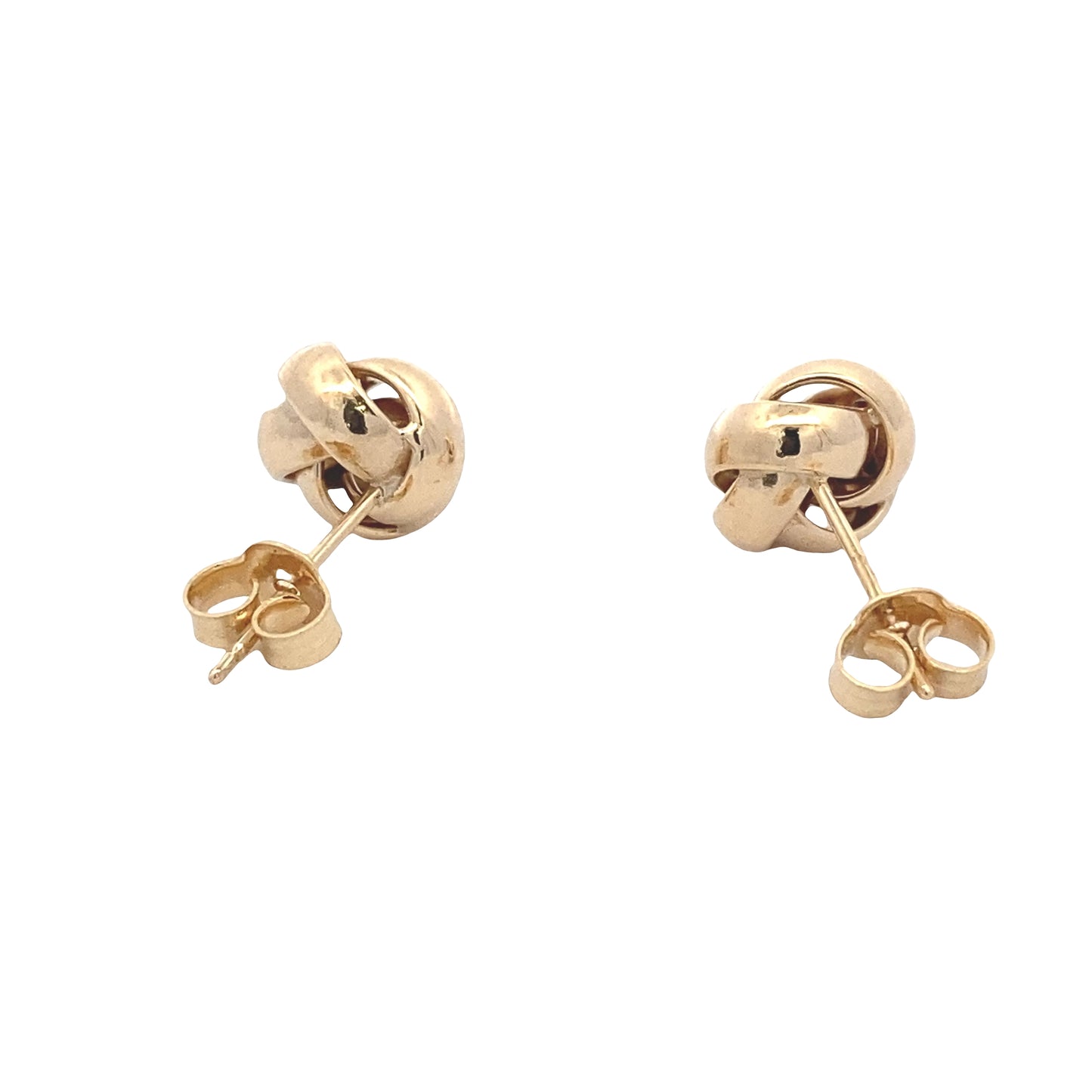 Yellow Gold 4 Strand Knot Earrings Gardiner Brothers