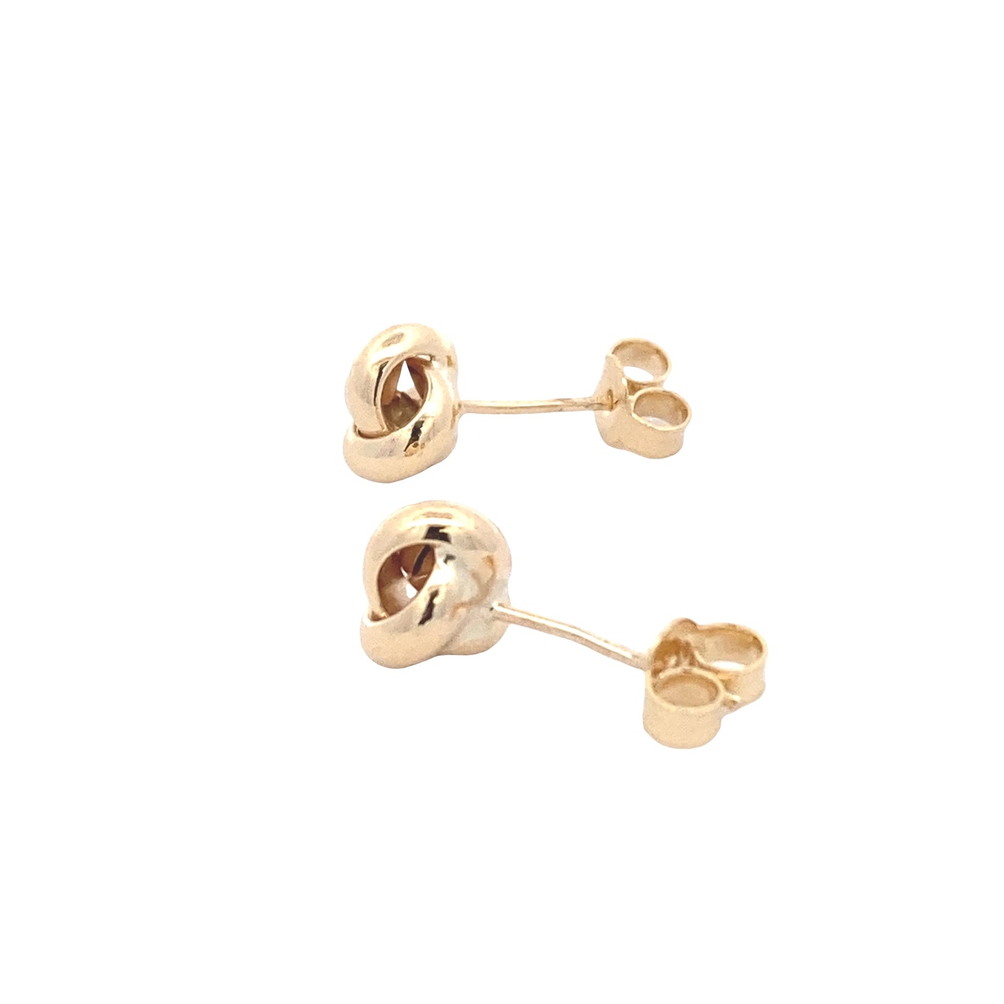 Yellow Gold 3 Strand Knot Earrings Gardiner Brothers