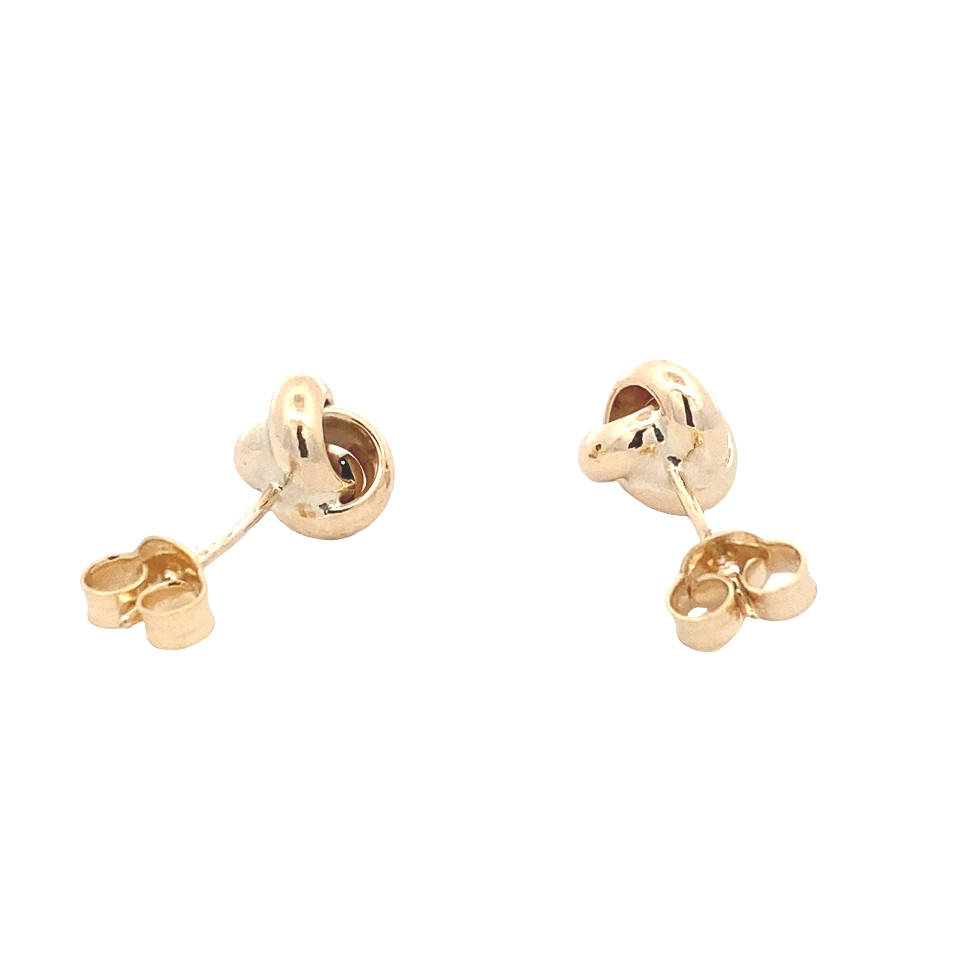 Yellow Gold 3 Strand Knot Earrings Gardiner Brothers