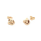Yellow Gold 3 Strand Knot Earrings Gardiner Brothers
