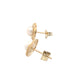 Yellow Gold Pearl Stud Earrings Gardiner Brothers