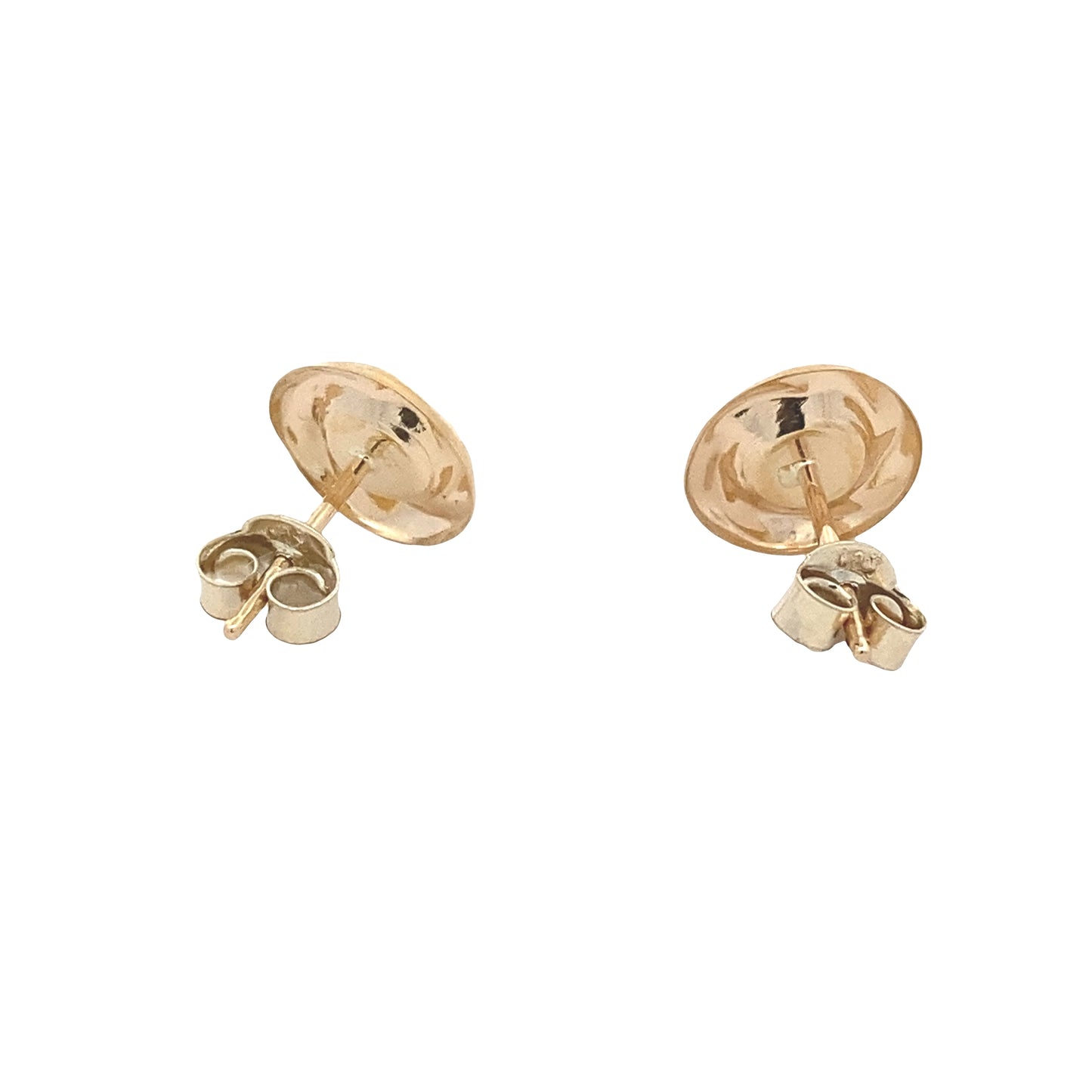 Yellow Gold Pearl Stud Earrings Gardiner Brothers