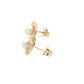 Yellow Gold Pearl Stud Earrings Gardiner Brothers