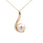 Yellow Gold Fancy Style Pearl Pendant Gardiner Brothers