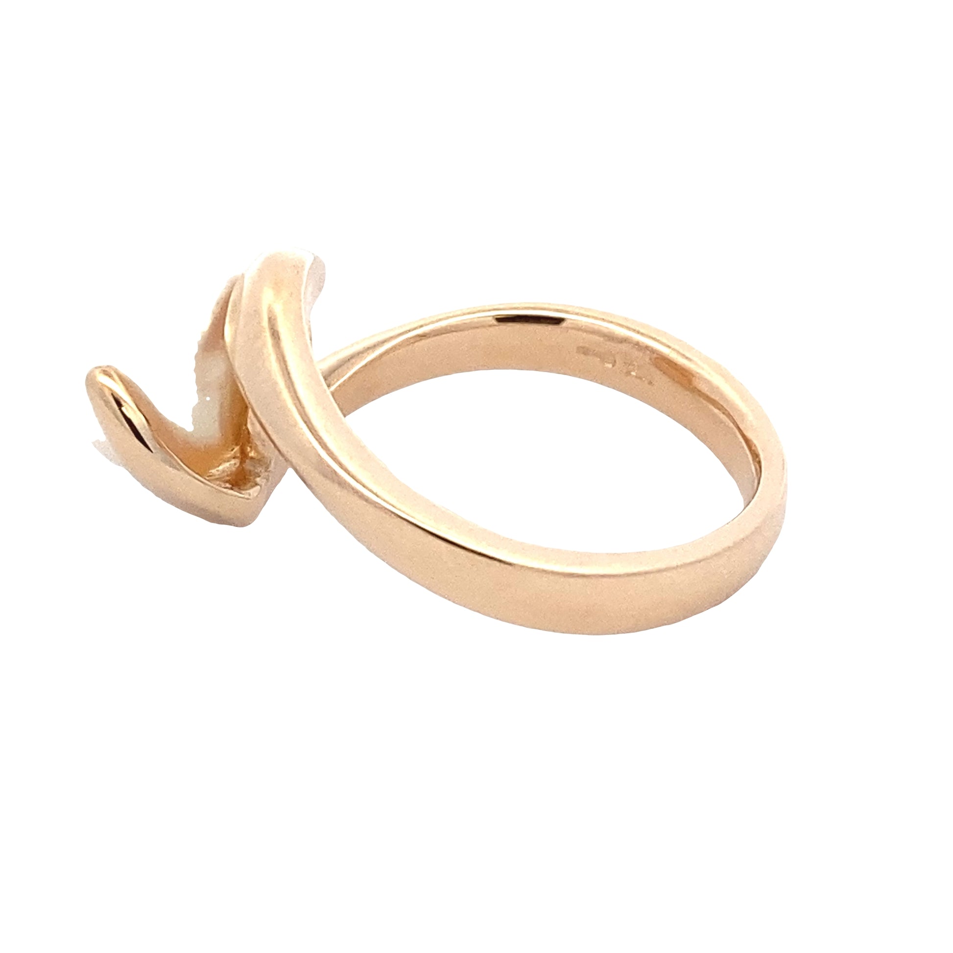 Yellow Gold Fancy Style Pearl Ring Gardiner Brothers