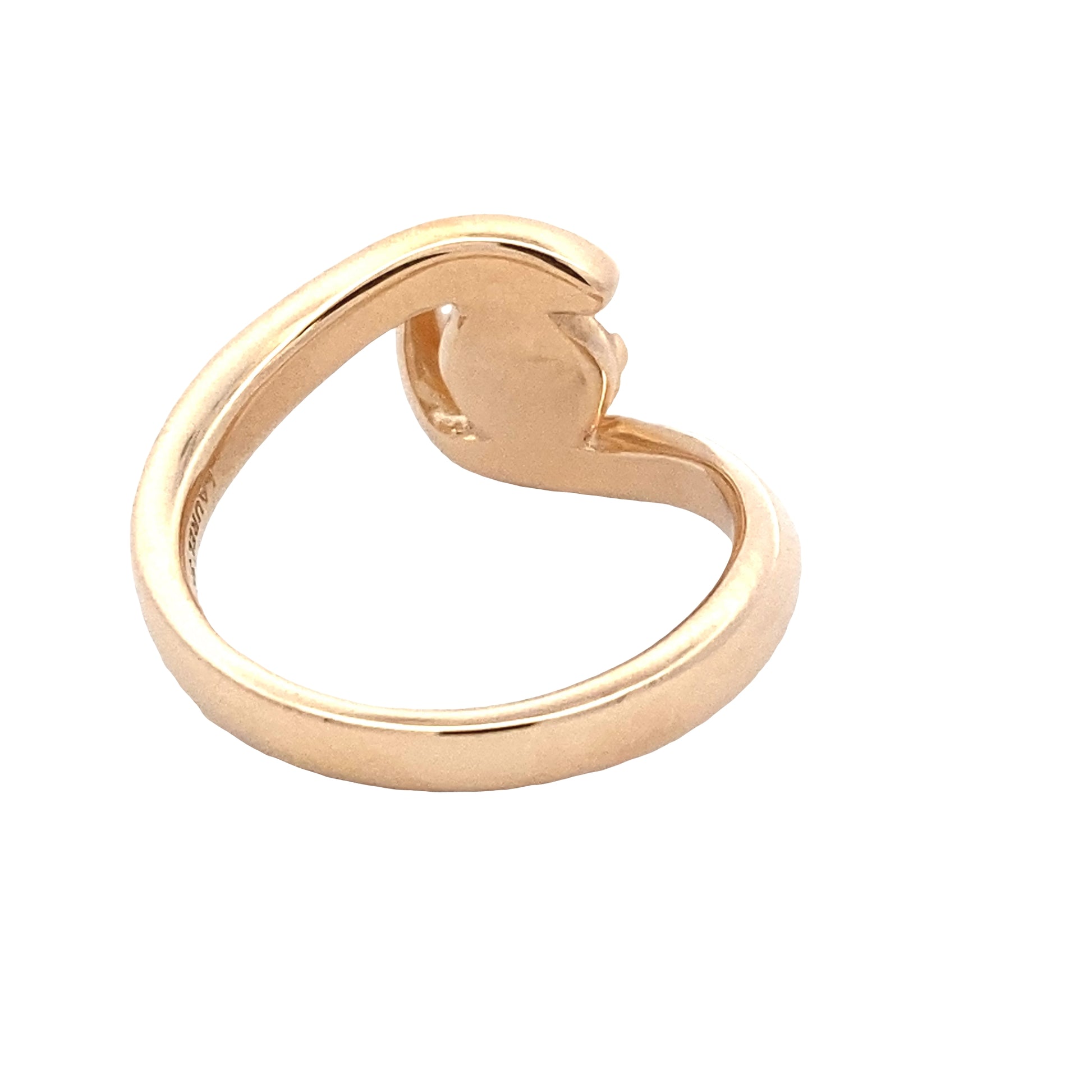 Yellow Gold Fancy Style Pearl Ring Gardiner Brothers