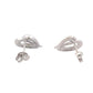 White Gold Fancy Heart Shaped Earrings Gardiner Brothers