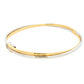 Yellow and White Gold Cross-Over Bangle Gardiner Brothers