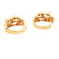 Yellow Gold Diamond Bubble Style Hoop Earrings - 0.51cts Gardiner Brothers