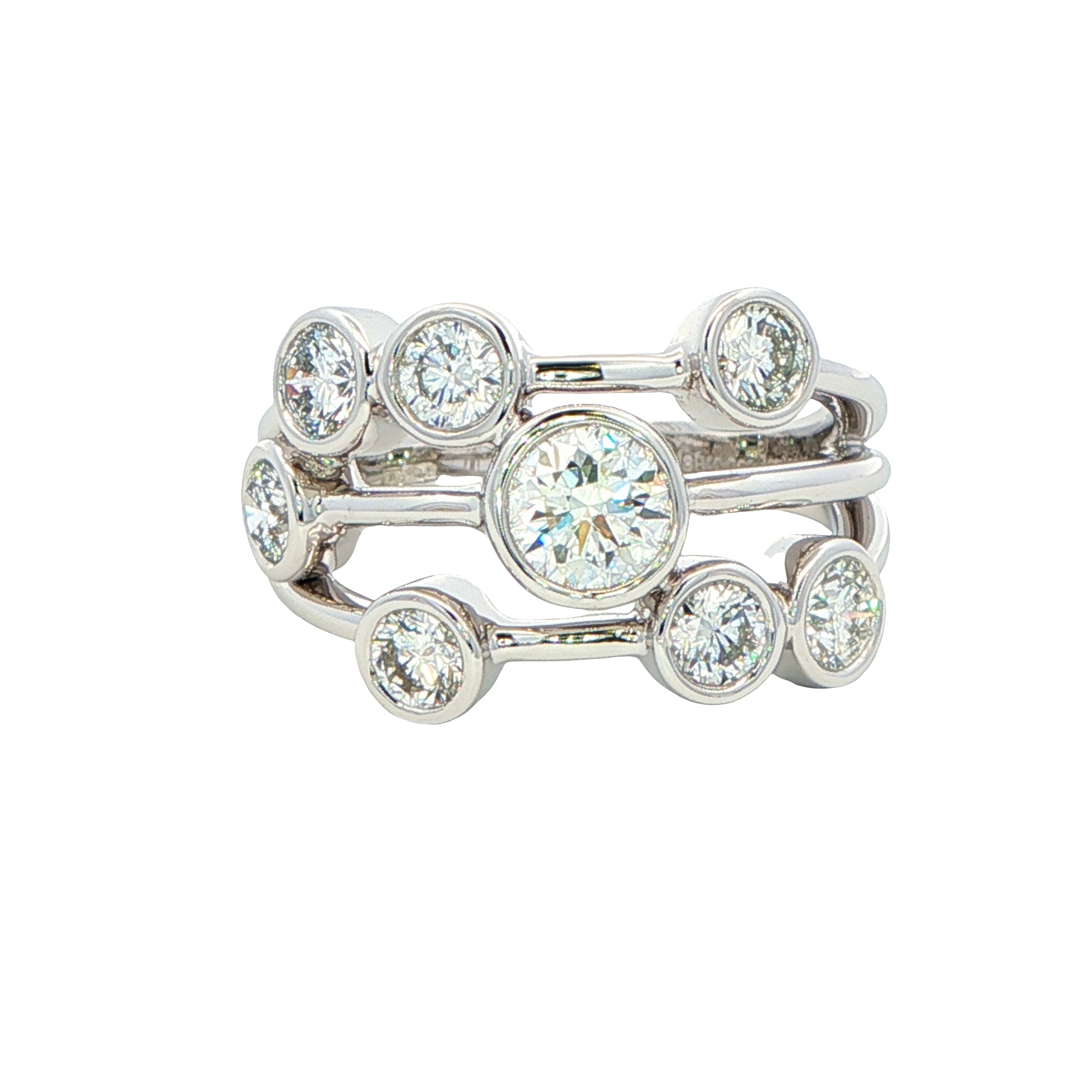 Diamond Bubble Style Ring - 1.66cts Gardiner Brothers