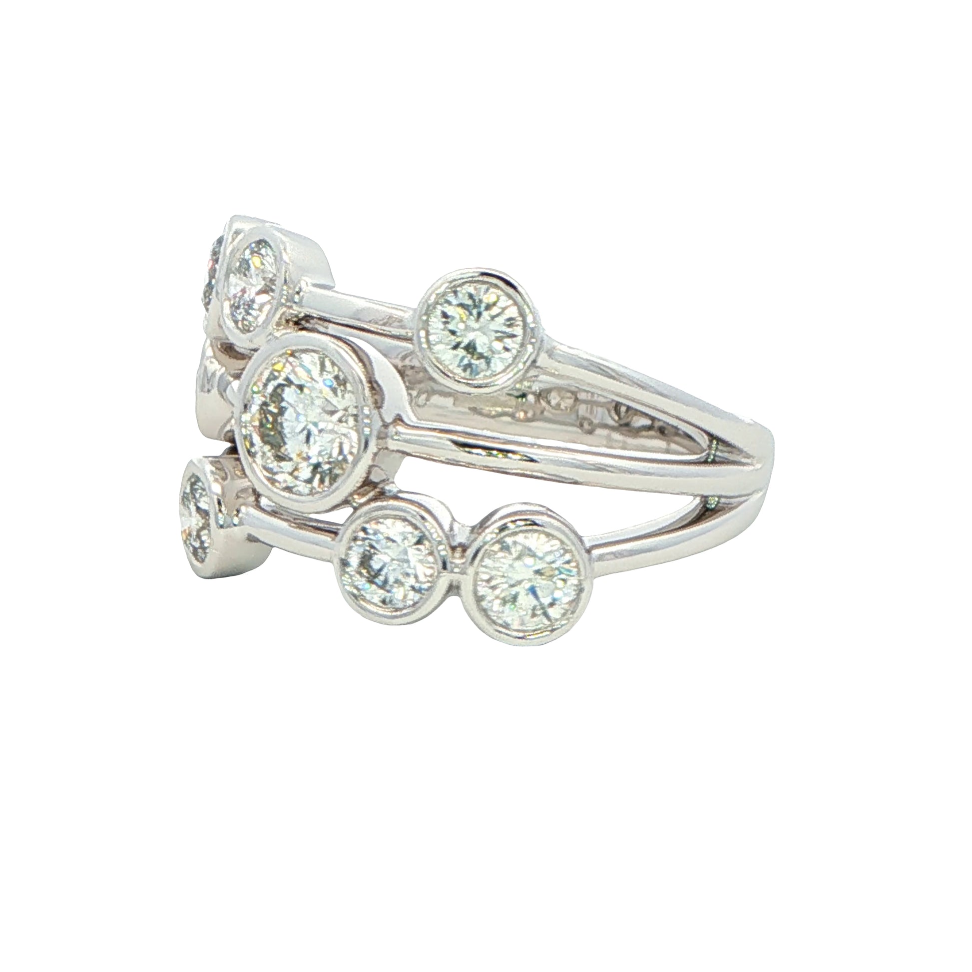 Diamond Bubble Style Ring - 1.66cts Gardiner Brothers