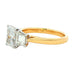 Radiant and step-cut trapezoid diamond 3 stone ring - 2.36cts Gardiner Brothers