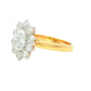 Oval shaped diamond and 10 round brilliant cut diamond cluster style ring - 1.92ct Gardiner Brothers