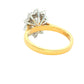 Oval shaped diamond and 10 round brilliant cut diamond cluster style ring - 1.92ct Gardiner Brothers