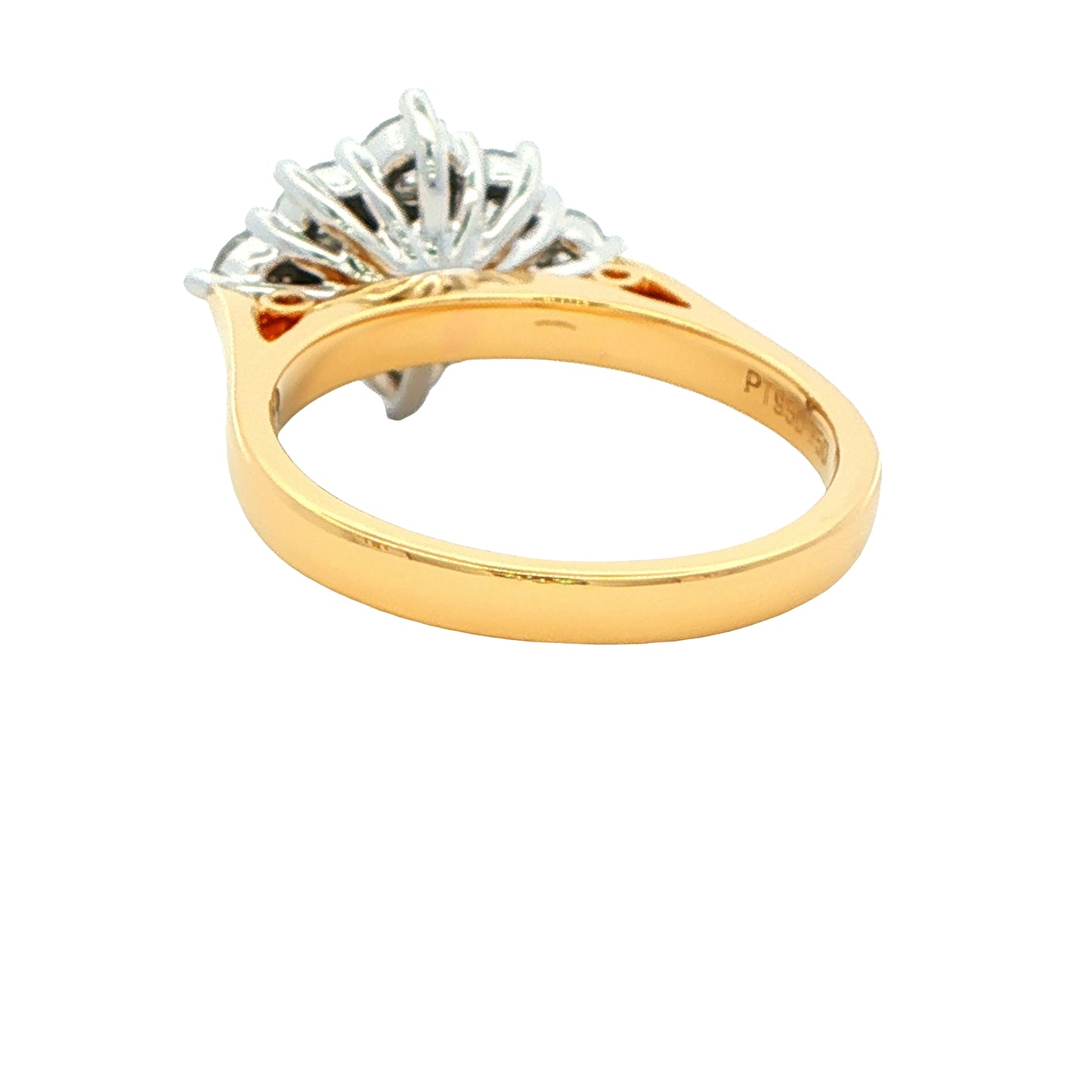 Round Brilliant cut 9 stone diamond cluster style ring - 1.15cts Gardiner Brothers