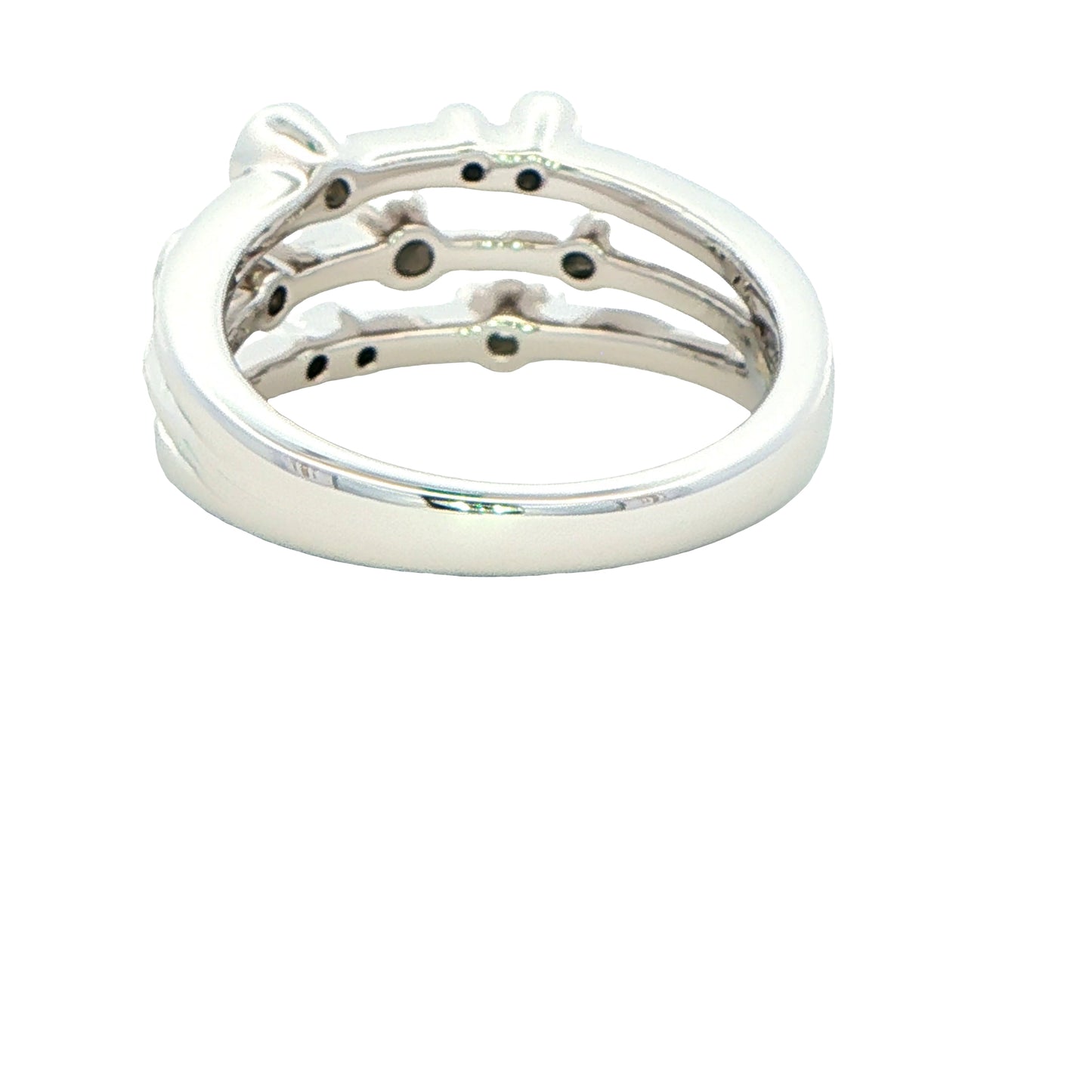 ROUND BRILLIANT CUT DIAMOND BUBBLE STYLE RING - 0.40cts Gardiner Brothers