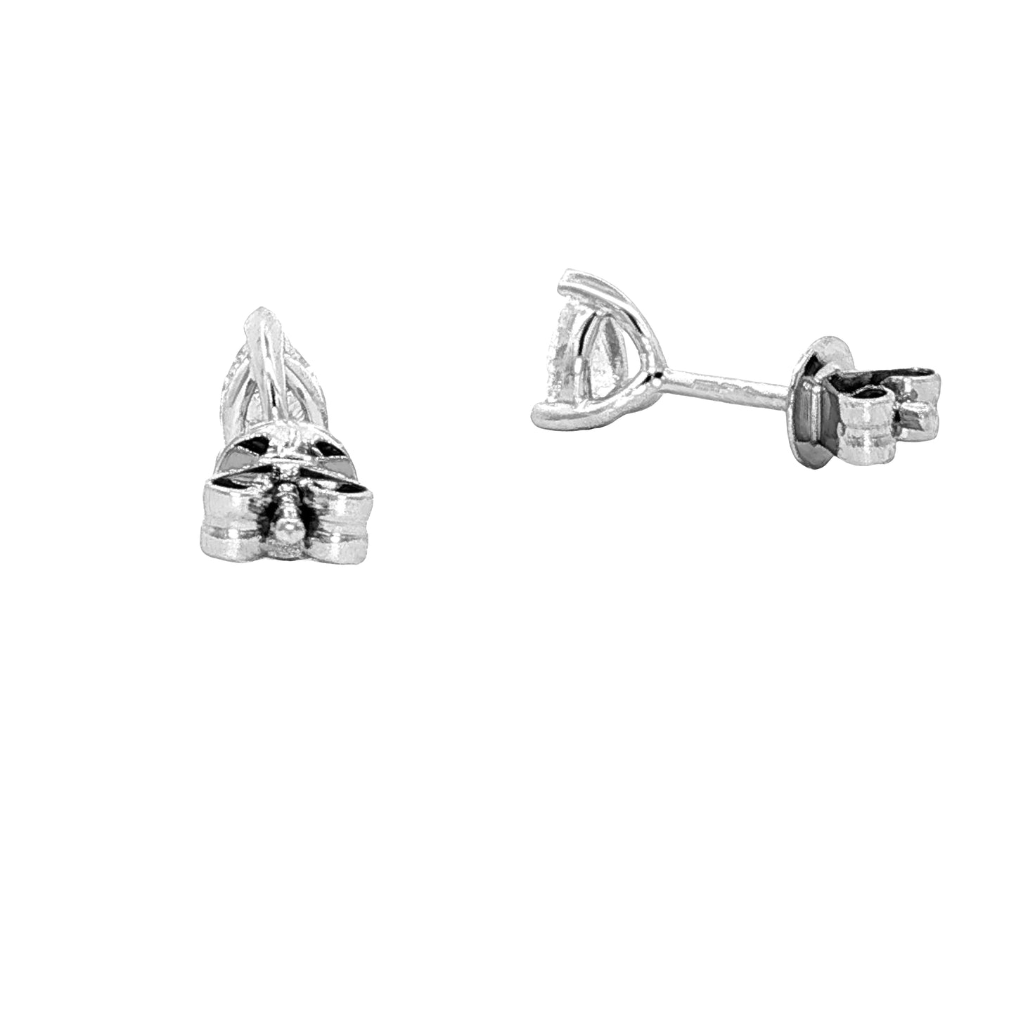 Pear Shaped Diamond Solitaire Earrings - 0.50cts Gardiner Brothers