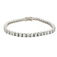 Lab Grown round brilliant cut diamond tennis bracelet - 8.77cts Gardiner Brothers
