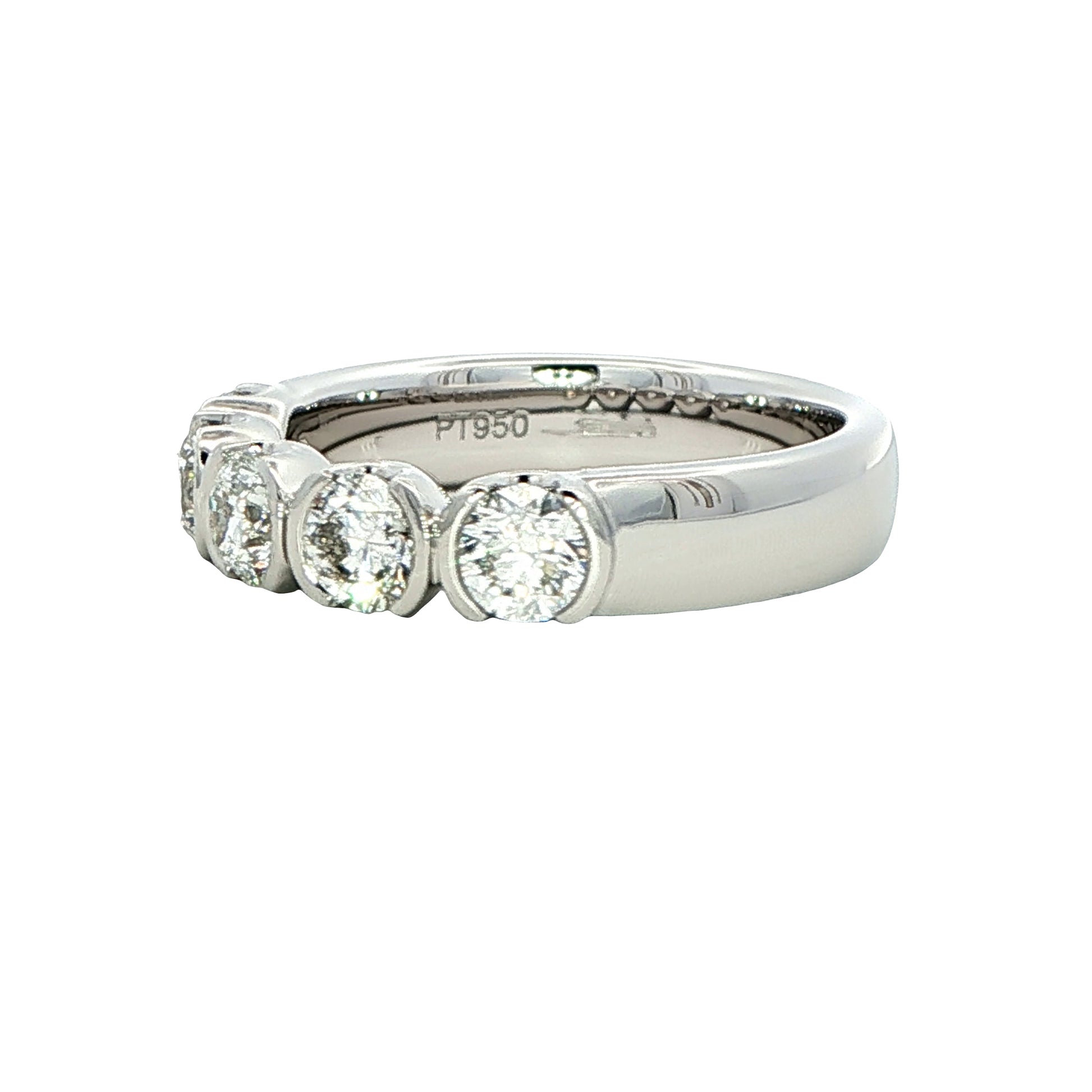 Round Brilliant Cut Diamond 5 Stone Ring - 1.25cts Gardiner Brothers