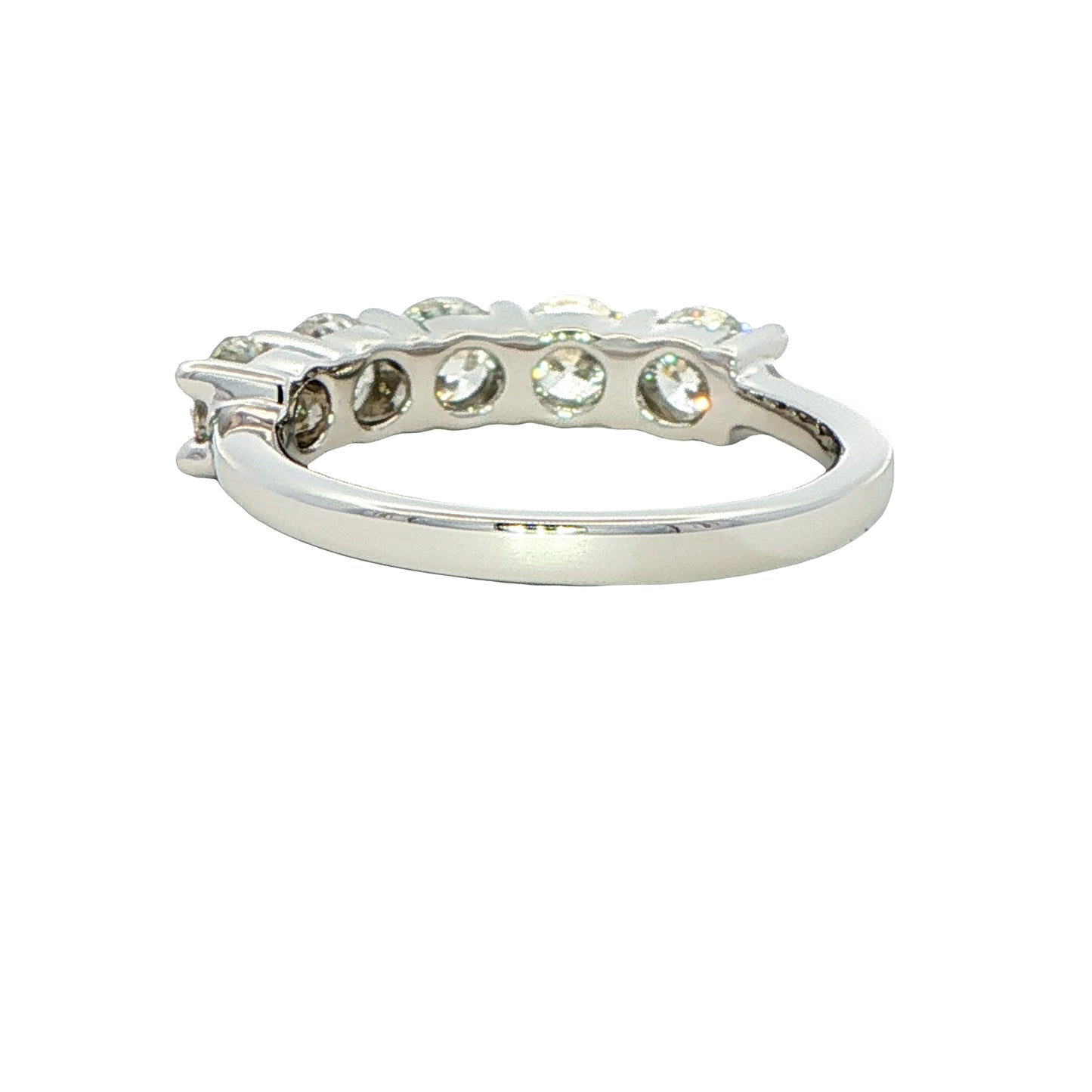 Round Brilliant Cut 5 Stone Diamond Eternity Ring - 1.60cts Gardiner Brothers