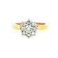 Round Brilliant Cut 9 Diamond Cluster Ring - 0.75cts Gardiner Brothers