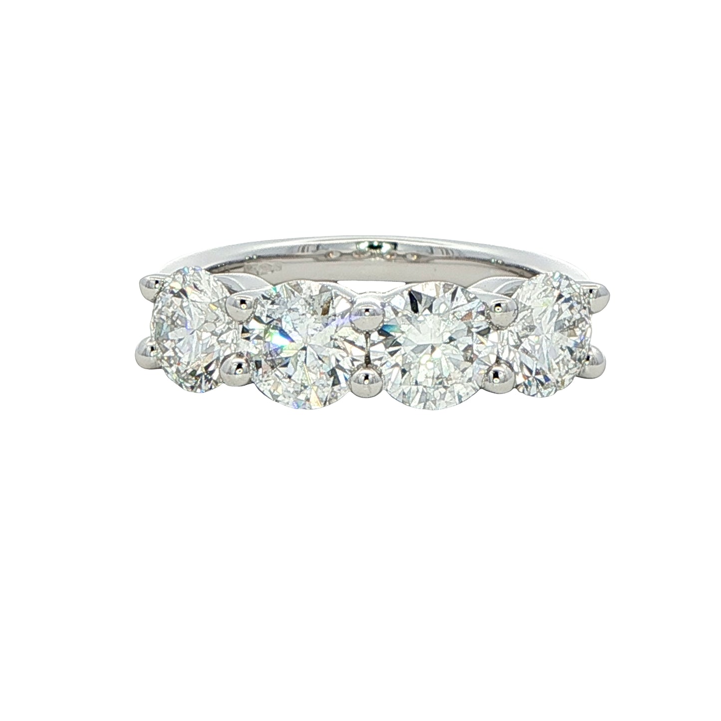 Round Brilliant Cut Diamond 4 Stone Ring - 2.80cts Gardiner Brothers