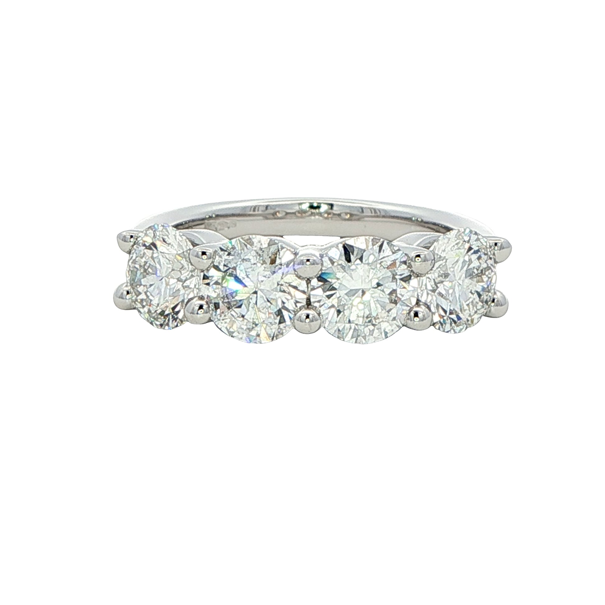 Round Brilliant Cut Diamond 4 Stone Ring - 2.80cts Gardiner Brothers